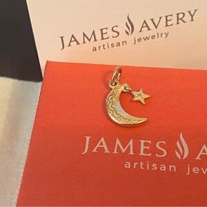 James Avery 14k Gold Adorned Starry Night Charm New